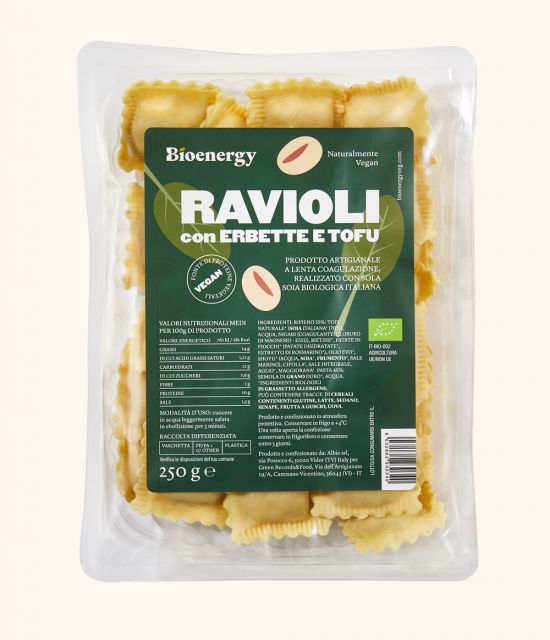 Ravioli con Erbette e Tofu